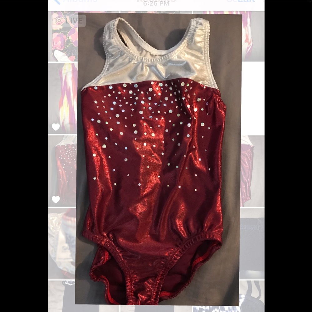 Girls gymnastics leotard size Children’s Large